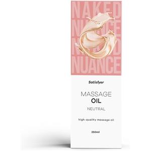 Satisfyer Olio Neutro 250 ml | Adatto uso Intimo | Olio Massaggio rilassanti e sensuali | Delicato per la Pelle & nutriente | Facile da spalmare | Ideale per Coppie e Momenti di Benessere