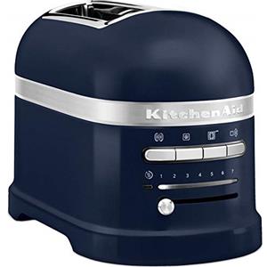 Kitchenaid tostapane - Artisan - Toaster 2 fette con scomparti extra-large e pinze autocentranti - Macchina per Toast con 7 Livelli di Doratura - Retro - Ink blue