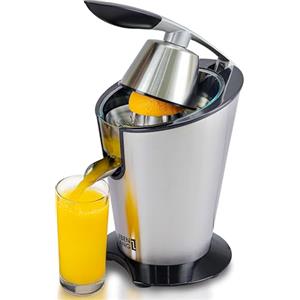 LEBENLANG Spremiagrumi elettrico 600W - Cono in acciaio inox & senza BPA I Spremi agrumi elettronico professionale I Spremuta arancia citrus Juicer machine I Spremi arance automatico melograno piccolo