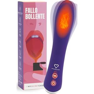 MySecretCase Vibratoreper Donna Professionale Vibratore Riscaldato Fino a 40°, 9 Modalità di Vibrazione Vibratoreper Donna Piccolo Ricaricabile USB Sexytoysys Coppia Waterproof