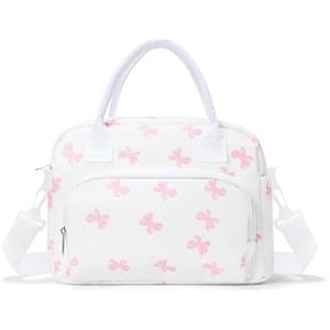 AOTM Borsa Termica Porta Pranzo Donna Uomo, Borsa Frigo con Capacità 12L, Spalline Regolabili, Facile da Pulire, Design Multi-Tasca, Portatile per Ufficio Scuola Viaggio Picnic