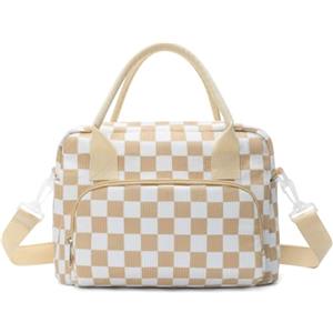 AOTM Borsa Termica Porta Pranzo Donna Uomo, Borsa Frigo con Capacità 12L, Spalline Regolabili, Facile da Pulire, Design Multi-Tasca, Portatile per Ufficio Scuola Viaggio Picnic