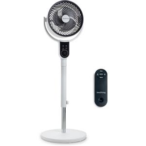 Innoliving Ventilatore a Piantana Digitale High Tech INN-533/INN-534, Slim Design, Display Touch, Telecomando, Oscillazione 3D, Timer 12h, 3-12 Velocità, 50W, Ventilazione Potente fino a 5m (INN-533)