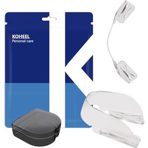KOHEEL AIR bite dentale ultra sottile, bite bruxismo notturna confortevole, bite notturno, bite per bruxismo, 10 pezzi