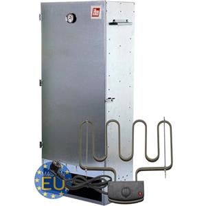 ITA Affumicatore elettrico 7003 - Armadio per affumicare premium XL con 3 ripiani 111 cm - Acciaio legato - Qualità Made In EU Direttamente dal produttore - Fumatore per affumicatura