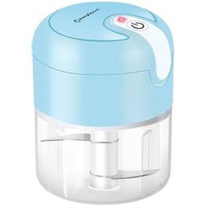 EASY SPEED EASYSPEED Frullatore Tritatutto Tritacarne Elettrico Chopper Batteria Ricaricabile USB Type-C Portatile,Adatto Per Cucina A Base Di Carne,Frutta E Verdura,In Cucina,Blu