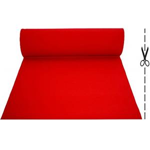 Olivo Tappeti OLVIO.shop | Passatoia Rosso natale su misura ad effetto moquette per eventi e matrimonio, Passatoia per eventi, Tappeto allestimenti per feste ROPAS (1x1 Mt)