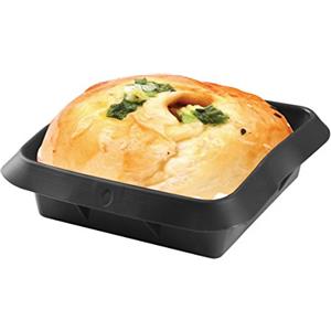 Belmalia Teglia da Forno in Silicone | Stampo per Lasagne | Teglia per Torte | Antiaderente | 20 x 20 | Nero