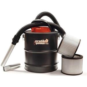 San Marco Aspiracenere Elettrico per Stufe a Pellet,2 Filtri HEPA Intercambiabili e Lavabili, Bidone da 15 L, Potenza 1000 W, Ideale per Aspirare Ceneri Fredde da Stufe,Caminetti e Barbecue (1000watt)