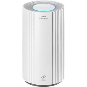 COWAY Purificatore d'aria per grandi ambienti, CADR 713 m³/h, pulisce 148 m² in 30 min, filtro HEPA per fumo, allergie, peli animali, odori, sensore PM10, modalità risparmio energetico, AIRMEGA 350