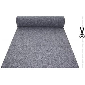 Olivo Tappeti OLIVO.shop | Tappeto passatoia grigio nuziale natalizio per matrimonio cerimonia evento negozi, Tappeto passatoia per eventi, Tappeti lungo e stretto 6 formati ROPAS (1x1 Mt)