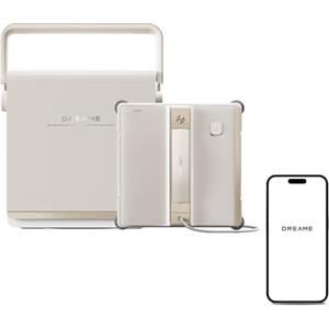 DREAME C1 Station Robot Lavavetri Intelligente, Base Automatica, Pulizia Angoli CornerClean, Doppio Spruzzo, Copertura Totale, Avvolgicavo Integrato, Protezione Completa