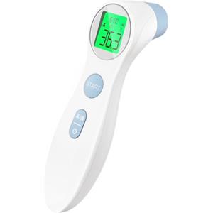 femometer Termometro per febbre, per neonati, bambini e adulti, termometro frontale senza contatto, con lettura accurata immediata (azzurro)