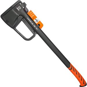 IMJ-Global - Ascia Spaccalegna Professionale Testa da 3400g Grandezza 98,5 cm, Accetta Spaccalegna con Impugnatura THERMOPLASTIC Sagomata in Fibra di Vetro in Gomma Antiscivolo, Custodia Inclusa