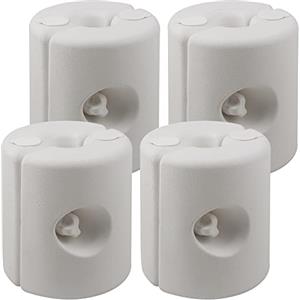 Deuba Set 4 Pesi per Gazebo Riempibili con Acqua Sabbia Piedini Tendone Esterno Padiglione Giardino