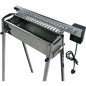 Tecnoroast Fornacella Inox a Carbone Kit Automatico 20 PZ + Guida Dentata Omaggio Alimentazione elettrica 220 V