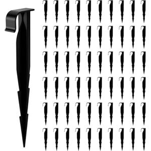 Wzzy Gurden Set di 50 picchetti per fissaggio tubi Ø 16 mm per irrigazione a goccia | Polipropilene di alta qualità e resistenza | Facile e veloce da installare in giardini e orti