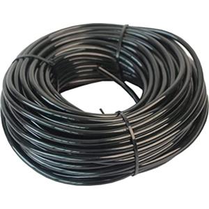 Hydrogarden Micro Tubo di irrigazione, Linea di irrigazione a Goccia, Tubo di irrigazione da 20 Metri, Tubo di Alimentazione Nero I.D 4mm/O.D 7mm per Sistema di irrigazione da Giardino