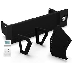 Blumfeldt Pannelli Radianti Infrarossi 2500W - Montaggio a Parete/Soffitto, IP44, 2 Livelli di Riscaldamento, Controllo Smart via App, Termostato Wireless, Display a LED Touch, per Balcone & Patio