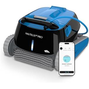 Dolphin Nautilus CC Pro Robot Piscina Fuori Terra Intelligente, Pulizia pareti, linea d'acqua e fondo, Filtrazione ultra fine, Pulitore piscina 15m, Tempo di pulizia 2h