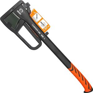 IMJ-Global - Ascia Spaccalegna Professionale Testa da 1570g Grandezza 72 cm, Accetta Spaccalegna con Impugnatura THERMOPLASTIC Sagomata in Fibra di Vetro in Gomma Antiscivolo, Custodia Inclusa