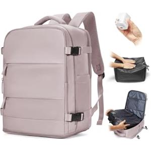 BJLFS Zaino Ryanair 40x30x20 Donna Zaino da Viaggio aereo Bagaglio a mano 40x30x20 Sottovuoto con porta scarpe Borse da Cabina per Wizzair Zaini Casual impermeabile per laptop da 14 pollici