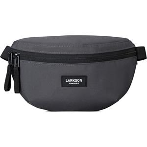 Larkson Marsupio Donna e Uomo Grigio - Finn - Cintura Borsa a Tracolla per Festival e Sport - Piccolo Bum Bag Borsellino da Viaggio - Idrorepellente