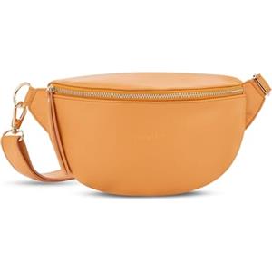 Expatrié Marsupio Donna Arancione - Alice Small - Borsa per Festival, Viaggi e Uso Quotidiano In Pelle Vegana - Piccolo Borsello Elegante alla Moda - Impermeabile