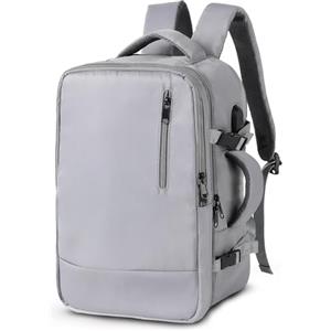 TANTOMI Zaino per bagaglio a mano, zaino a mano, aeroplano, 43 x 30 x 20, zaino da viaggio, bagaglio a mano, borsa per computer portatile, design multitascabile, adatto con scomparto per scarpe