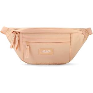 Larkson Marsupio Donna e Uomo Peach - Ole - Cintura Borsa a Tracolla per Festival e Sport - Piccolo Bum Bag Borsellino da Viaggio - Idrorepellente