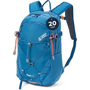 Terra Peak® Zaino da Trekking 20 litri uomo donna blu FLEX 20 PICCOLO - Zaino da escursionismo, viaggio sportivo e montagna da esterno ergonomico e impermeabile per Hiking e escursioni, traspirante