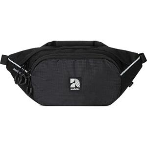 Audetic Marsupio Uomo et Donna Nero - Drip - Grande Cintura Borsa a Tracolla Sportiva - Bum Bag Borsellino per Viaggio, Running et Campeggio - Idrorepellente
