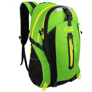 OcioDual Zaino Trekking 30 Litri Verde, Zaino Montagna Leggero Impermeabile Pieghevole, Zaini Campeggio, Escursionismo, Attraversamenti, Backcountry, Walking, Sport