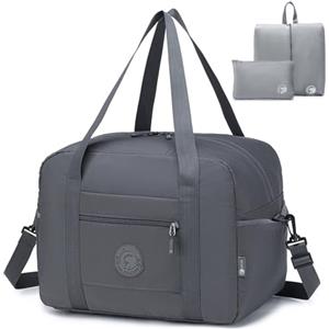 SPAHER Borsone da Viaggio 40x30x25 Eurowings Bagaglio a Mano Borsa da Viaggio Cabina Palestra Sportiva Donna Uomo Pieghevole 30L Borsa a Mano FitnessTravel Duffle Bag