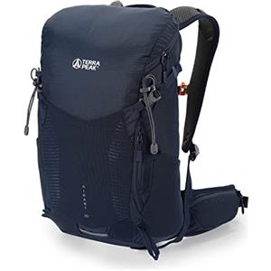 Terra Peak® Zaino da Trekking 20 litri uomo donna blu scuro AIRANT 20 PICCOLO - Zaino da escursionismo, viaggio sportivo e alpinismo ergonomico impermeabile per Hiking e escursioni, traspirante