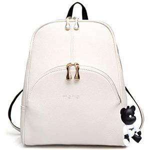 DEERWORD Donna Borse a zainetto Borse a tracolla Borse a mano Cartelle e zaini per la scuola, Beige