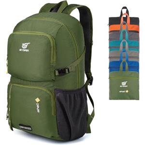 SKYSPER Zaino Ultraleggero Pieghevole, Zaino Ripiegabile 30L Resistente all'Acqua con Strisce Riflettenti per Hiking Escursione Viaggio Uomo Donna
