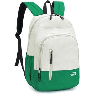 BAGZY Zaino Ryanair 40x20x25 Zaino da Viaggio Aereo Bagaglio a Mano Piccolo Zaini Antifurto Borsa Da Cabina Impermeabile Zainetto Porta PC per College Scuola Donna Uomo Verde