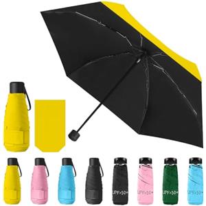 Vicloon Ombrello pieghevole, Ombrello, Ombrello tascabile, Ombrello tascabile, ultra leggero, alla moda, compatto, portatile, anti-UV, ideale per le attività all'aria aperta, Golf Viaggi