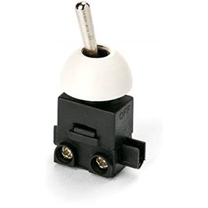 ORION LIGHTSTYLE Interruttore a bilanciere ON/OFF - 250 V - 1 polo - 2 (1) A LS-2 - Oro/argento anticato - Lampada da tavolo - Applique da parete (bianco)