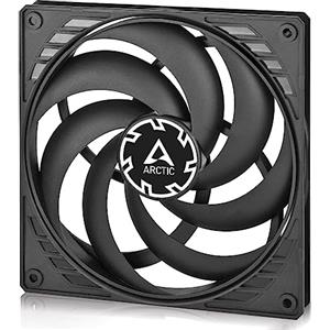 ARCTIC P14 Slim PWM PST - Ventola PC, 140 mm, PWM Sharing Technology, Pressione Statica, Connessione PST, Velocità 120-1800 RPM - Nero
