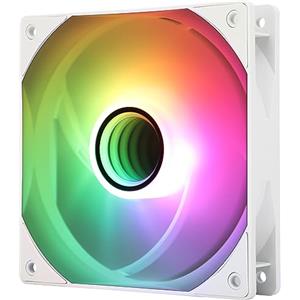 Thermalright TL-C12W-S V3 - Ventola per CPU ARGB da 120 mm, velocità 1500 RPM, ventola silenziosa per PC PWM a 4 poli, per ventola di raffreddamento S-FDB con effetto luce specchio ARGB
