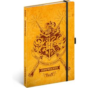 NOTIQUE Agenda 2026 ca. A5-2in1 Calendario e Taccuino, Copertina Rigida Pianificatore Settimanale con Chiusura a Elastico, 144 Pagine Agenda Appuntamenti, Calendario a Libro, Planbook (Harry Potter)