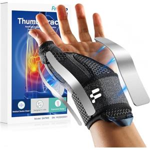 Fitomo Tutore Pollice, Tutore Tunnel Carpale 2 in 1 per Tenosinovite di De Quervains, Artrite, dito a Scatto, Tendinite, Sollievo dal Dolore del Tunnel Carpale e Distorsione del Pollice