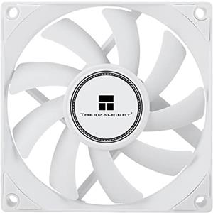 Thermalright TL-8015W CPU Ventola silenziosa 4 pin PWM PC Ventola di raffreddamento Slimline da 15 mm, velocità 2200 RPM, ventola CPU da 80 mm (bianco)