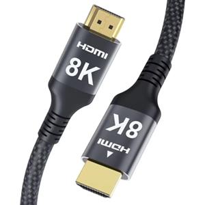 Adauxter Cavo HDMI 4K 10M, Cavo HDMI ad Alta Velocità con Supporto Ethernet 4K 60HZ 2K 165Hz Ultra HD 3D eARC HDCP2.3 HDR10+ PC Compatibile Laptop TV Monitor Proiettore PS5 X-Box