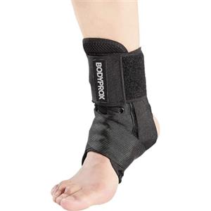 Bodyprox Tutore per caviglia per donne e uomini, con lacci, stabilizzatore per caviglia slogata (L)