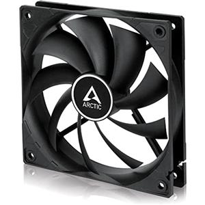 ARCTIC F12 PWM - 120 mm PWM Ventola PC, CPU Silenzioso, Controllo Tecnologia PWM, Configurazione Push e Pull, Ventilazione 230-1350 RPM, 0,3 Sone - Nero