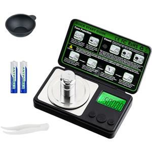 Tolesum Bilancia ai Milligrammi 50g / 0,001g,Mini Bilancia Tascabile di Precisione con Display LCD,7 Unità,Funzione Tara e Peso di Calibrazione,Bilancino Digitale per Grammi,Oro,Gioielli e Laboratorio