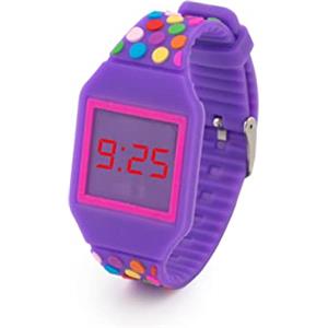 Kiddus Orologio digitale a LED bambini, ragazze, adulti. Cinturino comodo in morbido silicone. Batteria giapponese lunga durata. Facilità di lettura e apprendimento dell'ora.